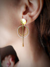 Doble round earrings