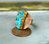Oxidized coin ring 1800s