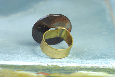 1927 spanish coin ring
