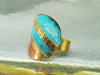 oxidized coin ring 1800s