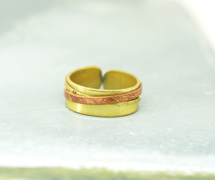 bronze brass ring