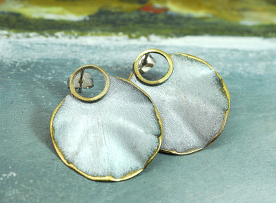 silver touch earrings