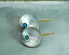 pesetas earrings silver